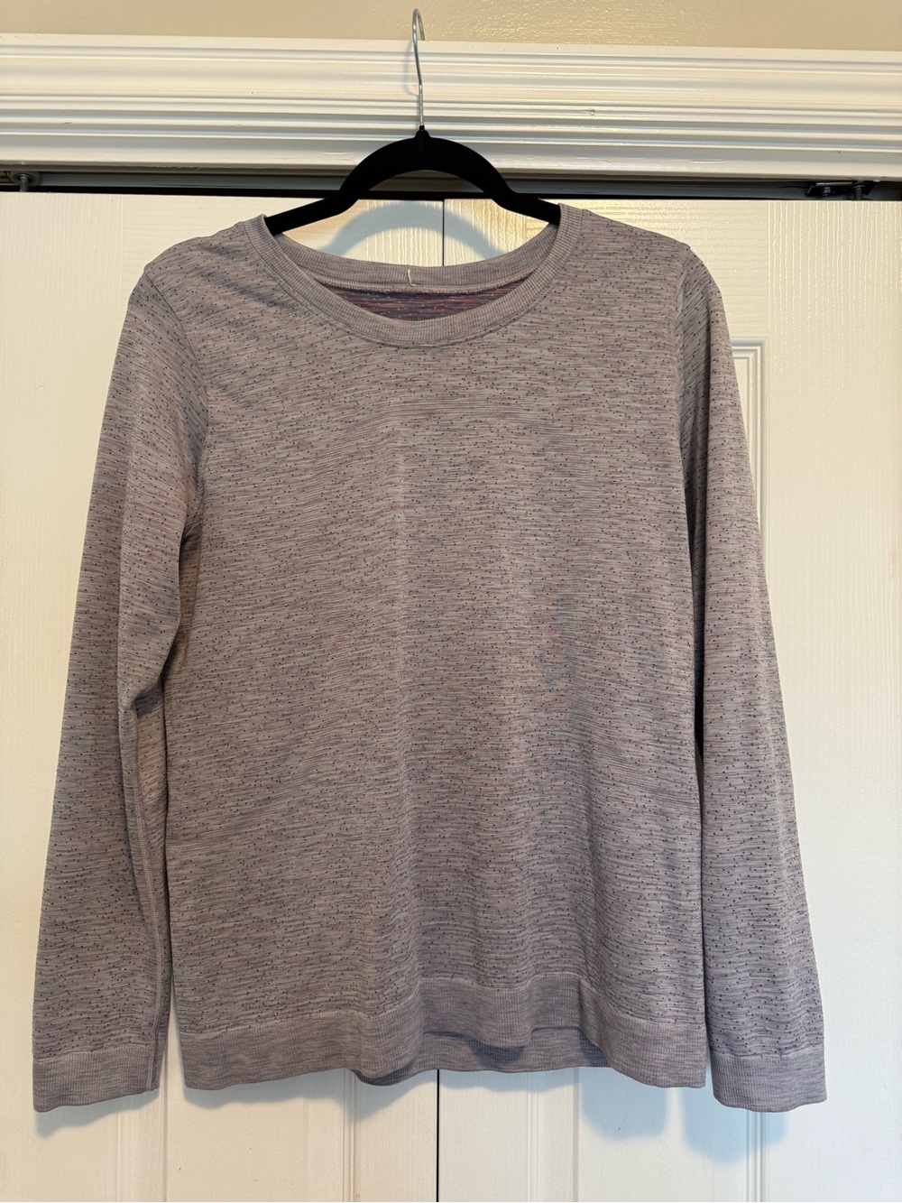 lululemon athletica Heather Lavender Long Sleeve Crew